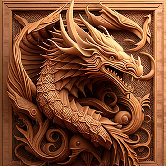 3D model st dragon (STL)